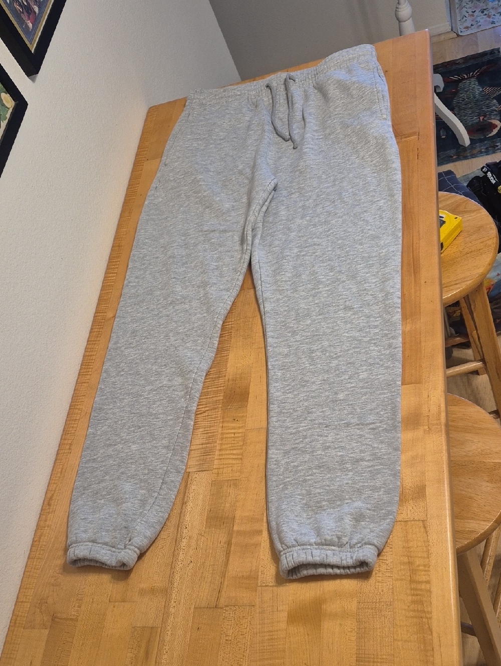 PacSun Gray Joggers Drawstring & Elastic Waistband